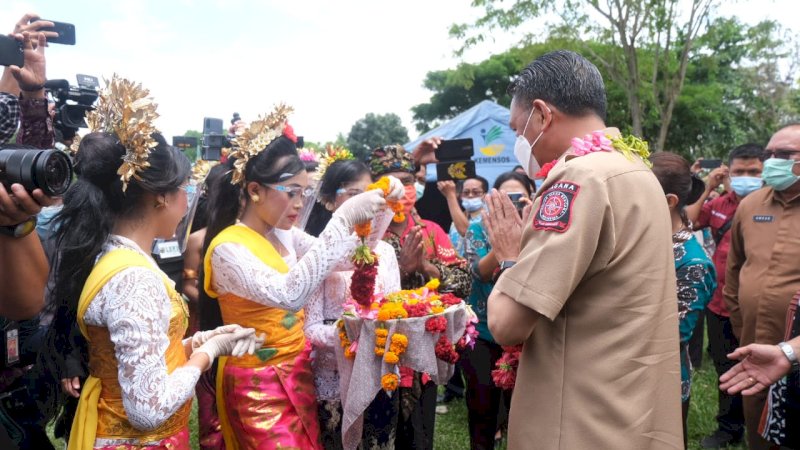  Masuk Desa Kertoraharjo Lutim, Gubernur Sulsel Merasa Berada di Bali