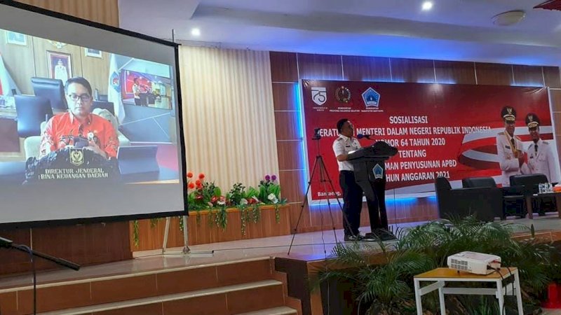 Diikuti 12 Daerah, BKAD Sulsel Sosialisasi Permendagri Nomor 64 Tahun 2020 di Bantaeng