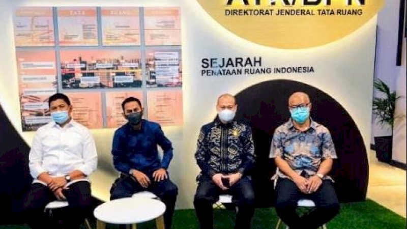 Pemkab dan DPRD Wajo melakukan konsultasi dan caoching ke Direktorat Bina Perencanaan Tata Ruang Daerah Wilayah II Kementerian ATR/BPN RI.