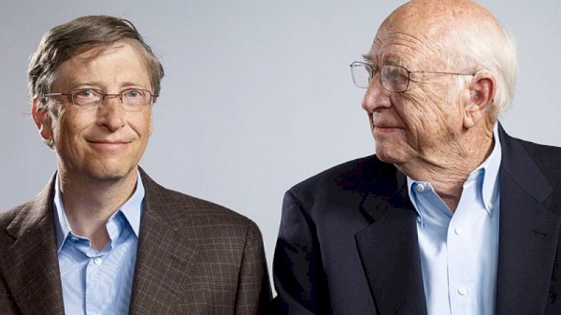Bill Gates dan ayahnya, Bill Gates Sr. (Foto: AARP).
