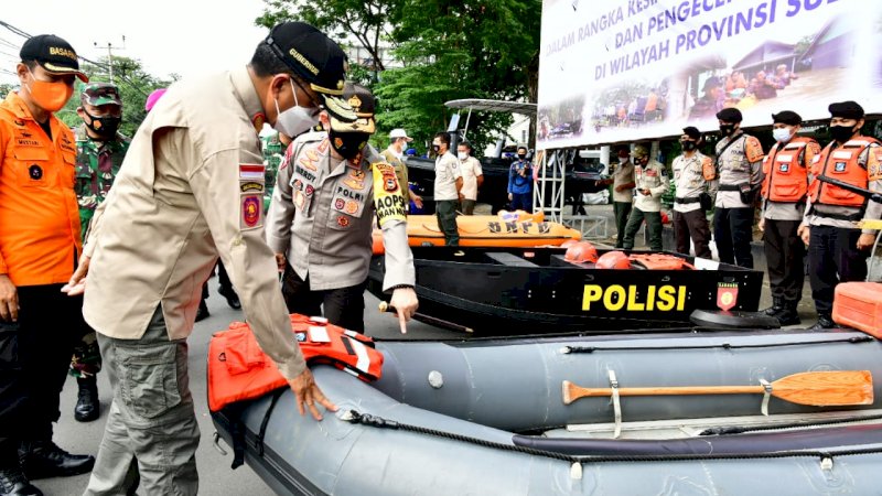 Gandeng TNI-Polri dan Basarnas, Pemprov Sulsel Cek Kesiapan Hadapi Cuaca Ekstrem