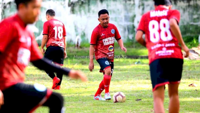 Bupati Bantaeng Ramaikan Exhibition Football Silaturrahmi