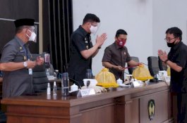 8 Fraksi DPRD Gowa Sepakat Segera Tuntaskan Ranperda Wajib Masker