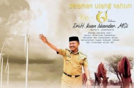 Ulang Tahun Ke-61, Bupati Jeneponto Iksan Iskandar Banjir Ucapan Selamat