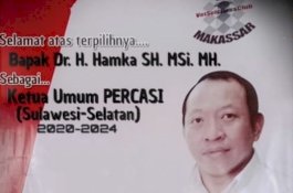 Terpilih Aklamasi, Doktor Hamka Fokus Benahi Percasi Sulsel