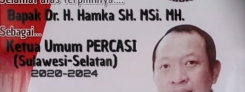Terpilih Aklamasi, Doktor Hamka Fokus Benahi Percasi Sulsel