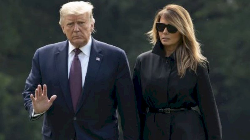 Donald Trump dan Melania Trump. (Foto: AFP)