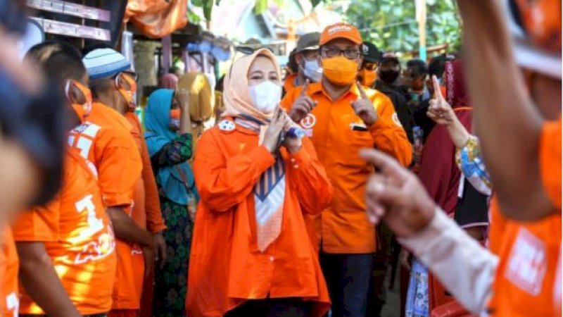 Dukungan kepada pasangan Mohammad Ramdhan Pomanto-Fatmawati Rusdi (Danny-Fatma) terus mengalir jelang pencoblosan Pilkada Makassar 2020.