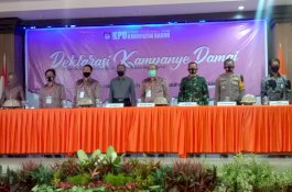 Acara Pertama Plt Bupati Barru Hadiri Deklarasi Kampanye Damai