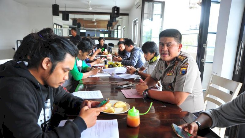 Kabid Humas Polda Sulsel, Kombes Pol Dicky Sondani dalam sebuah kesempatan.