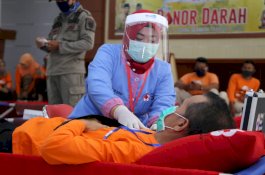 Kwarcab Gerakan Pramuka Gowa Gelar Aksi Donor Darah