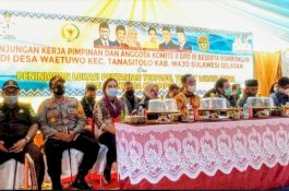 Komite II DPD RI Kunjungi Wajo, Wabup Paparkan Program Pertanian Terpadu
