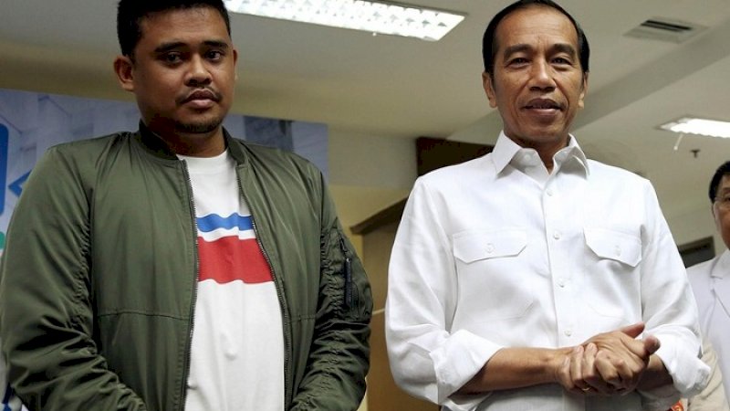 Jokowi dan Bobby Nasution