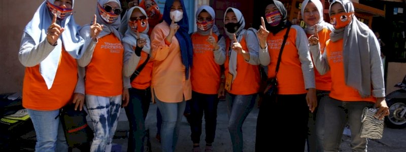 Kampanye Bareng Komunitas Perempuan Mariso, Fatma: Saya Tidak Berjuang Sendiri
