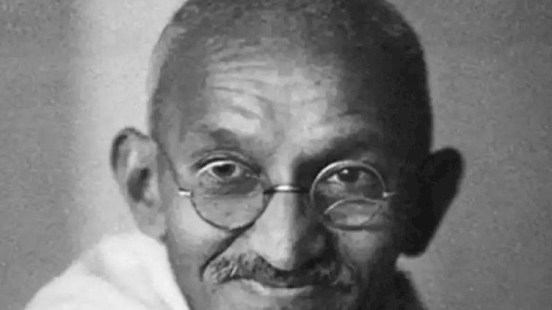 Mahatma Gandhi.