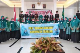 TP PKK Takalar Bagi-bagi 3.000 Masker