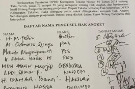 Draft Hak Angket Bupati Takalar Sudah Beredar Sebelum Paripurna Interpelasi