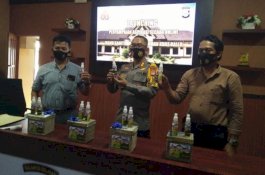 Polres Takalar Berhasil Bikin Hand Sanitizer dari Ballo Tala