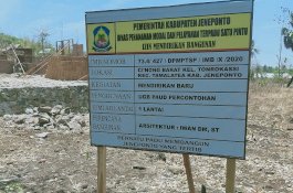 Setelah Dapat Sorotan, Diknas Jeneponto Akhirnya Urus IMB Pembangunan TK