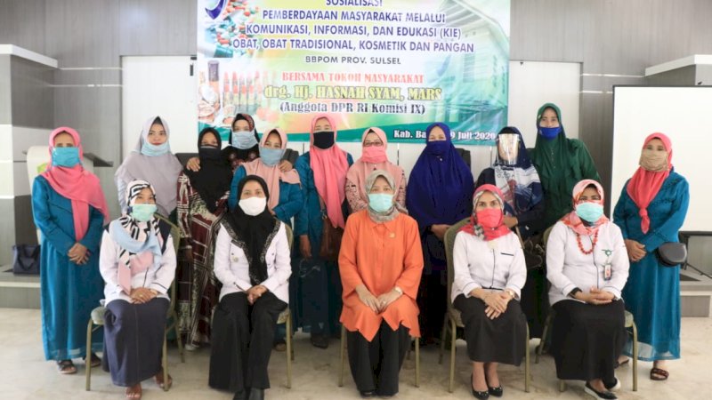 Sosialisasi Obat dan Makanan, Hasnah Syam: Ini Upaya Tingkatkan Derajat Kesehatan