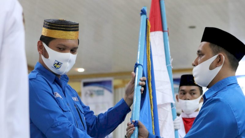 Lantik Pengurus KNPI Maros, Ini Pesan Arham Basmin