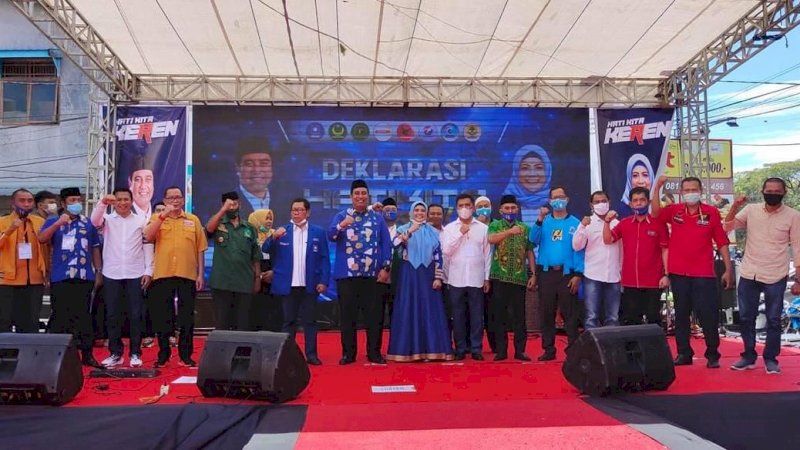 Didukung 8 Partai, Chaidir - Suhartina Resmi Daftar ke KPU Maros
