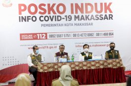 Temui Prof Rudy di  Posko Covid-19 Makassar, Nurdin Abdullah Minta Sinergi di Perkuat