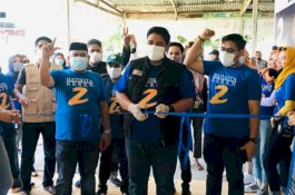 Chaidir Syam - Suhartina Bohari Luncurkan Ruang Belajar dan Internet Gratis 