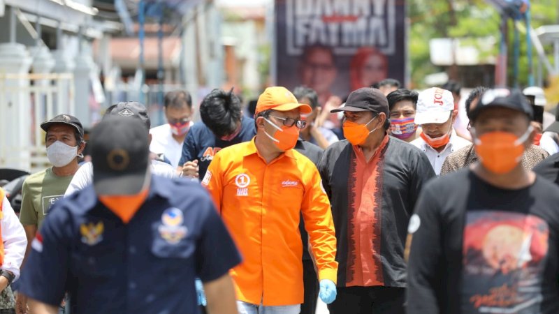 Danny Pomanto kampanye dialogis di kelurahan Karunrung Kecamatan Rappocini, Kamis,(8/10).