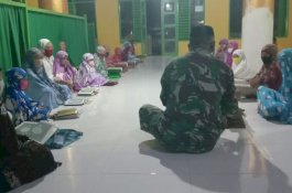 Bentuk Generasi Tangguh, Satgas TMMD Ke 109 Ajar Ngaji Anak-anak Desa Kindang