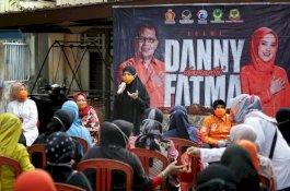 Aura DP Bakar Semangat Warga di Kecamatan Wajo untuk Memenangkan