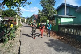 Gadis Desa Kindang Ini Bercita-cita Jadi Kowad, Ini Yang Dilakukan Satgas TMMD 109