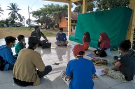 Satgas TMMD 109 Bulukumba Ajar Anak Desa Pembelajaran Daring