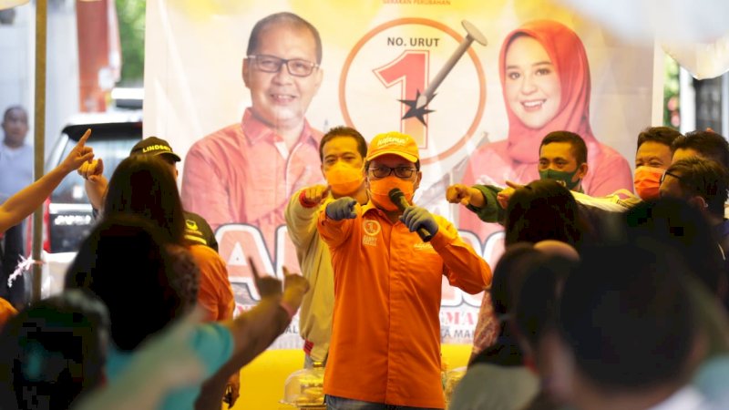 Danny Pomanto hadiri kampanye dialogis di Kelurahan Melayu Baru Kecamatan Wajo,(25/10)