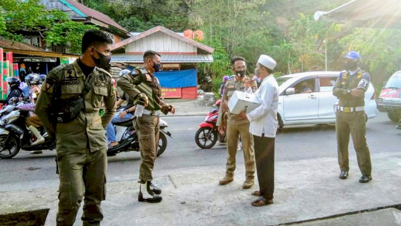 Satpol PP Wajo Amankan Peminta Sumbangan Liar dari Bone