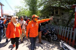 Kompak, Danny-Fatma Kampanye Bersama di Kecamatan Sangkarrang