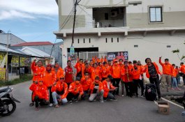 Tebar Pesan Kebaikan, Relawan Ije Squad Gencar Blusukan Menangkan Danny-Fatma