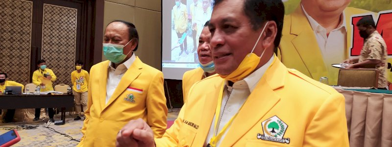 Airlangga dan Nurdin Halid Inginkan Musda Golkar Sulsel Berakhir Mufakat