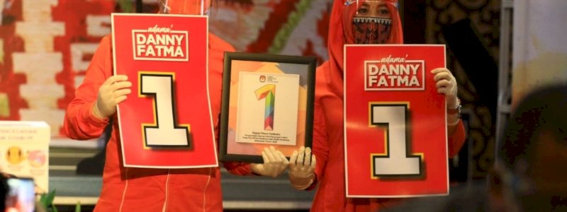 "Satu Kali Lagi", Ini Makna Nomor Urut 1 bagi Danny-Fatma