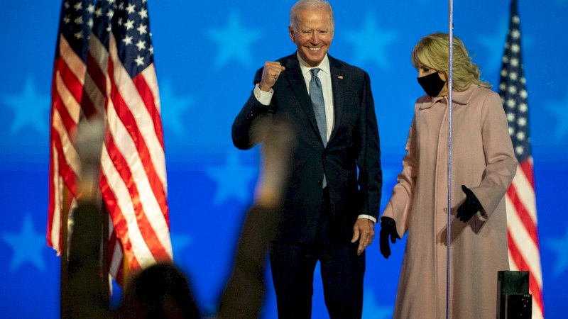Joe Biden menawarkan dirinya sendiri sebagai tempat perlindungan yang aman bagi banyak orang Amerika selama kampanye ketiganya untuk kepresidenan (Foto: Ruth Fremson / The New York Times)