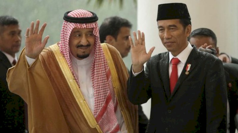 Raja Salmandan Presiden Jokowi.