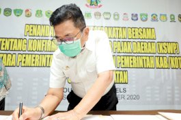 Wali Kota Palopo Teken Nota Kesepakatan Konfirmasi Status Wajib Pajak Daerah