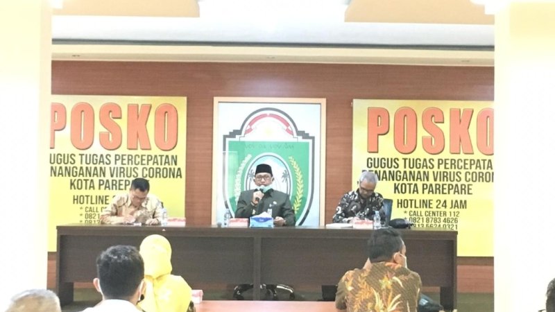 Kunjungan Tim Gubernur Untuk Percepatan Pembangunan (TGUPP) Provinsi Sulsel dan direksi PT KIMA di Parepare, Selasa (8/9/2020).
