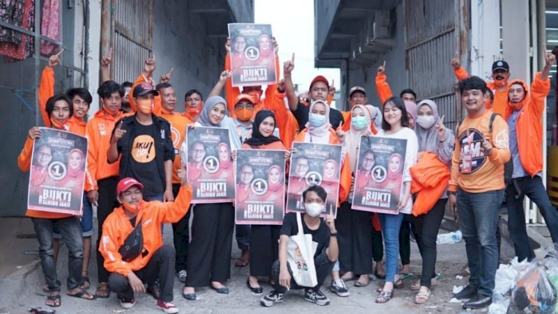Komunitas pendukung Danny-Fatma makin solid jelang pencoblosan Pilkada Makassar pada 9 Desember mendatang. 