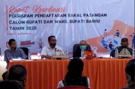 KPU Barru Buka Pendaftran Bapaslon di Pilkada Barru, Massa Pengantar Diperkirakan 300-an