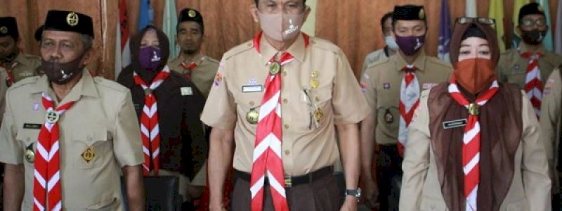 Ketua Kwarcab Pramuka Barru Instruksikan Anggota Terus Aktif Lawan Covid-19