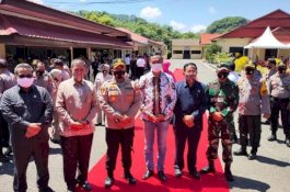 Lepas Sambut Kapolres Wajo, Bupati dan Wakil Bupati Kompak Hadir