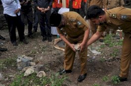 Wawali Parepare Hadiri Peletakan Batu Pertama Pembangunan Gedung Balai Nikah di Kelurahan Lapadde
