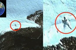 Merinding! Sosok Misterius Setinggi 20 Meter Muncul dari Kutub Tertangkap Kamera Google