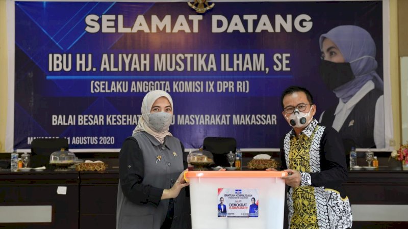 Aliyah Mustika Ilham Serahkan Bantuan Kemanusiaan untuk Nakes BBKPM